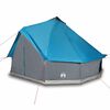 vidaXL Tipi-Familienzelt 12 Personen Blau Wasserdicht