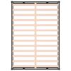 vidaXL Massivholzbett Schwarz 120x200 cm