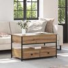 vidaXL Couchtisch Artisan-Eiche 85 x 50 x 50 cm Holzwerkstoff