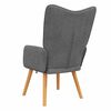 vidaXL Relaxsessel Dunkelgrau Stoff