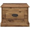vidaXL Couchtisch mit Schubladen Altholz 50 x 50 x 35 cm Holzwerkstoff