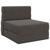 vidaXL Klappsofa Bett Dunkelgrau 70 x 80 x 60 cm Stoff