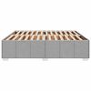 vidaXL Bettgestell ohne Matratze Hellgrau 180x200 cm Stoff