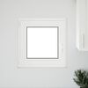 vidaXL Kellerfenster "RISOR" 50x50 cm Drehkipp DIN Links Wei&szlig;