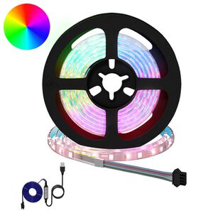 vidaXL LED-Streifen 2 stk. Schwarz und Transparent