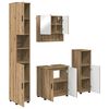 vidaXL Badezimmerm&ouml;bel-Set 4 stk. Artisan-Eiche 61 x 35 x 64 cm