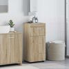 vidaXL Badezimmerschrank-Set TULUM Sonoma-Eiche 37 x 31,5 x 82 cm