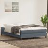 vidaXL Boxspringbett ohne Matratze Dunkelgrau 160x220 cm Samt