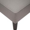vidaXL Chaiselongue mit Rechter Armlehne Taupe Stoff