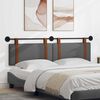 vidaXL H&auml;ngevorderseite Uni Dunkelgrau 170 x 55 x 5 cm Antikes PU