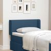 vidaXL Kopfteil Ohr Blau 40,5 x 40,5 x 4 cm Stoff