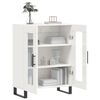 vidaXL Sideboard Hochglanz-Wei&szlig; 69,5x34x90 cm Holzwerkstoff