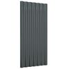 vidaXL Dachpaneele 12 Stk Verzinkter Stahl Anthrazit 80x36 cm