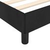 vidaXL Bettgestell ohne Matratze Schwarz 140x200 cm Samt