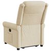 vidaXL Relaxsessel mit Aufstehhilfe Creme Stoff