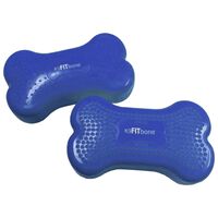 FitPAWS Balance-Kissen für Haustiere Mini K9FITbone 2 Stk. 29x16,5x6 cm Blau