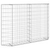 vidaXL Gabionen-Hochbeet Trapezform Verzinkter Stahl 150x20x100 cm
