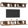 vidaXL TV-Schrankset Wandmontiert 6 pcs Altholz Holzwerkstoff