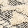 vidaXL Teppich Handgewebt Wolle 160&times;230 cm Wei&szlig;/Grau/Schwarz/Braun