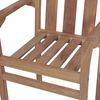 vidaXL Gartenst&uuml;hle 2 Stk. mit Beige Kissen Massivholz Teak