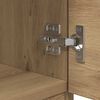 vidaXL Bettschrank 2 pcs Artisan-Eiche 40 x 39 x 40 cm Holzwerkstoff