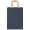 vidaXL Papiertragetaschen 50 Stk. mit Henkeln Blau 21x11x28 cm
