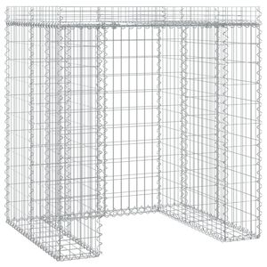 vidaXL Gabionen-M&uuml;lltonnenbox 110x91x120 cm Verzinktes Eisen