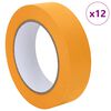 vidaXL Malerklebeb&auml;nder 12 pcs Gelb 30 mm x 50 m Papier