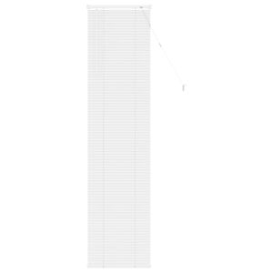 vidaXL Venetianer Jalousie Verstellbar Wei&szlig; 213 x 40 cm PVC