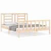 vidaXL Massivholzbett ohne Matratze 160x200 cm Kiefernholz