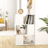 vidaXL B&uuml;cherregal Raumteiler Wei&szlig; 60x24x94 cm Holzwerkstoff