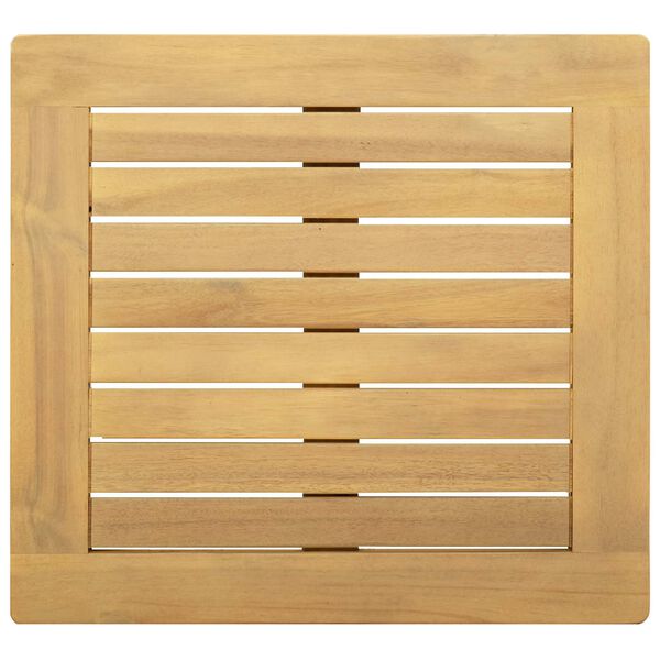 vidaXL Garten-Couchtisch 45x45x36 cm Massivholz Akazie