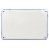 vidaXL Aufblasbare Schwimmmatte Blau und Wei&szlig; 200x150x15 cm