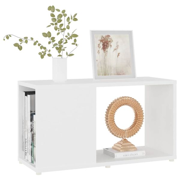 vidaXL TV-Schrank Weiß 60x24x32 cm Holzwerkstoff