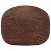 vidaXL Handgefertigter Sitzpuff Braun 40 x 45 cm Jute