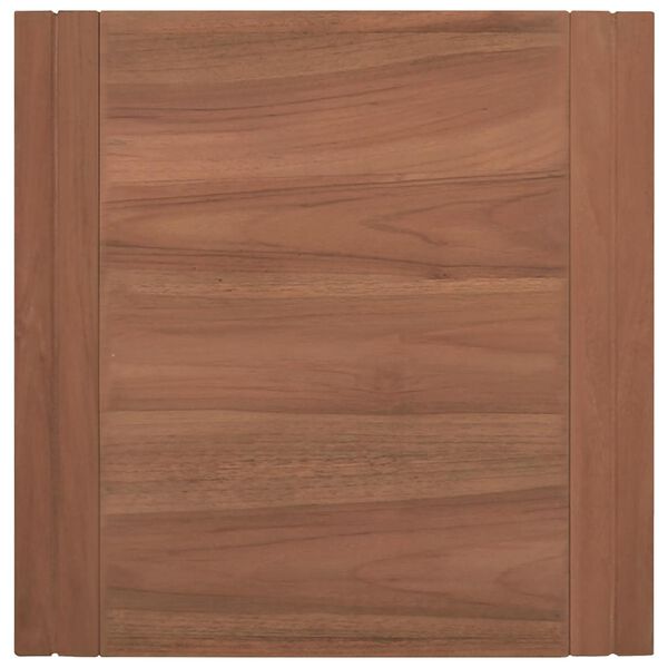 vidaXL Wand-Badregal 45x45x35 cm Massivholz Teak