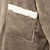 vidaXL Decken-Hoodie Kamel L Fleece und Flanell
