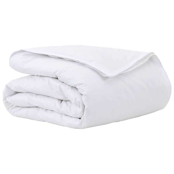 vidaXL Steppdecken & Duvets Wei&szlig; 155 x 200 cm Daunen
