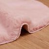 vidaXL Kunstfell Hasen Teppich Olite Rosa 80 x 120 cm Polyester