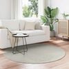 vidaXL Bereichsteppiche Rund PALMERAS Gr&uuml;n &Oslash; 120 CM Polyester