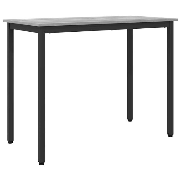 vidaXL Tisch Graues Sonoma 100 x 50 x 76,5 cm