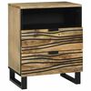 vidaXL Nachttisch Braun 50 x 33 x 62 cm Massivholz Akazie