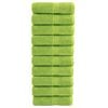 vidaXL Premium Waschhandt&uuml;cher SOLUND 10 St&uuml;ck Apfelgr&uuml;n 30x30 cm 600 g/m&sup2;