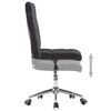 vidaXL Esszimmerst&uuml;hle 2 Stk. Schwarz Stoff