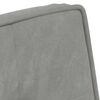 vidaXL Relaxsessel mit Hocker Hellgrau Samt
