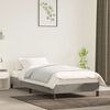 vidaXL Bettgestell ohne Matratze Hellgrau 100x200 cm Samt
