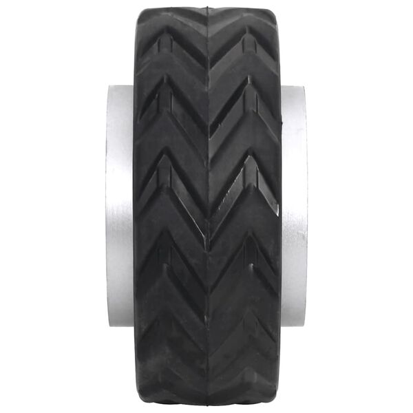 vidaXL Ersatzrad für Anhänger-Stützrad Ø19,5x10 cm Aluminium und Gummi