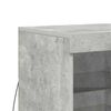 vidaXL Sideboard mit LED-Leuchten Betongrau 41x37x67 cm