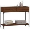 vidaXL Konsolentisch Braun Eichen-Optik 100x34,5x75 cm Holzwerkstoff