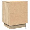 vidaXL Nachttisch 2 pcs Sonoma-Eiche 39 x 34,5 x 50 cm Holzwerkstoff